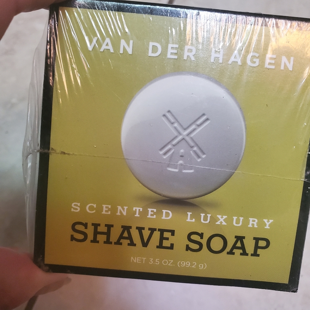 Van Der Hagen Scented Luxury Shave Soap - 3Pk